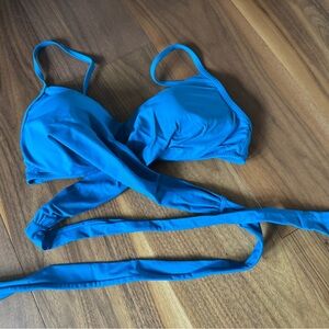 Vibrant Blue Bikini Top